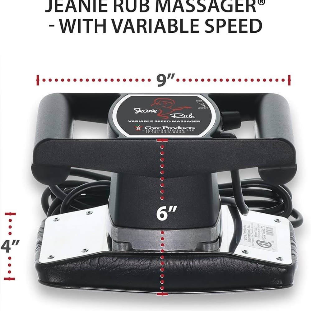 Jeanie Rub massager by Core Products.